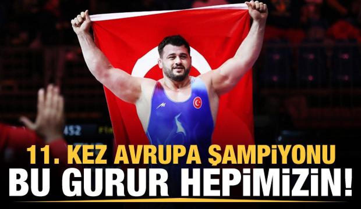 Rıza Kayaalp 11. kez Avrupa şampiyonu