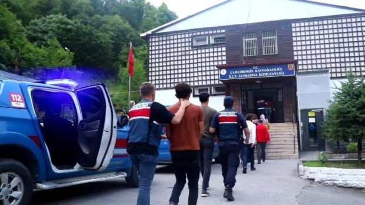 Rize'de operasyon: 14 şüpheli gözaltına alındı