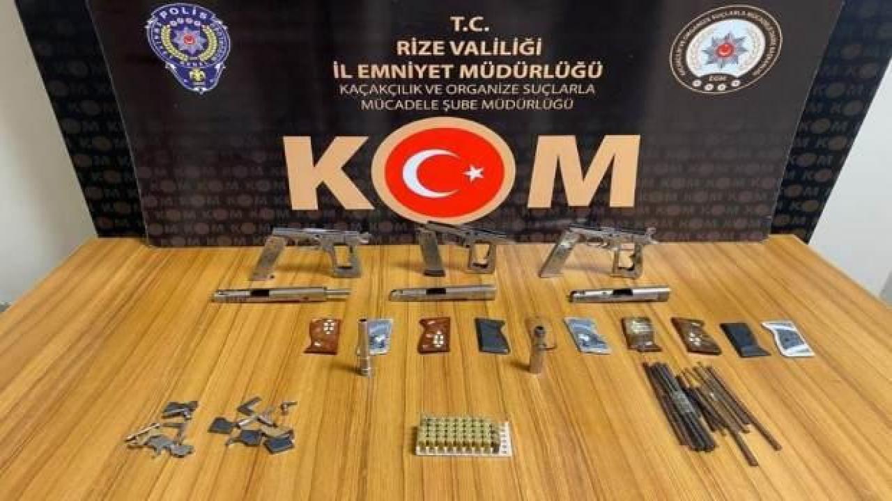 Rize'de silah kaçakçılığı operasyonu: 1 gözaltı