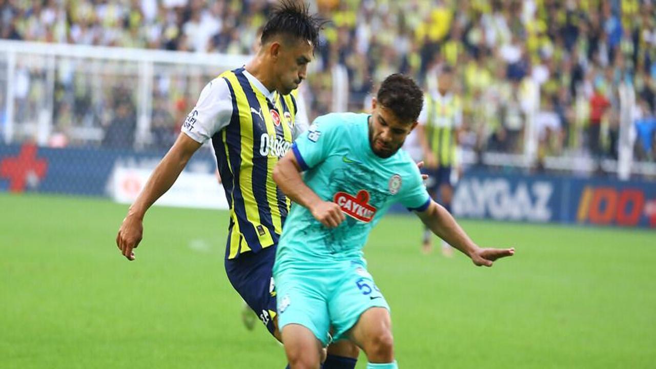 Rizespor-Fenerbahçe! Muhtemel 11'ler
