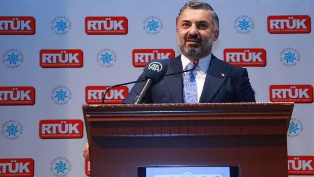 RTÜK Başkanı Şahin: Devrim niteliğinde bir kanun