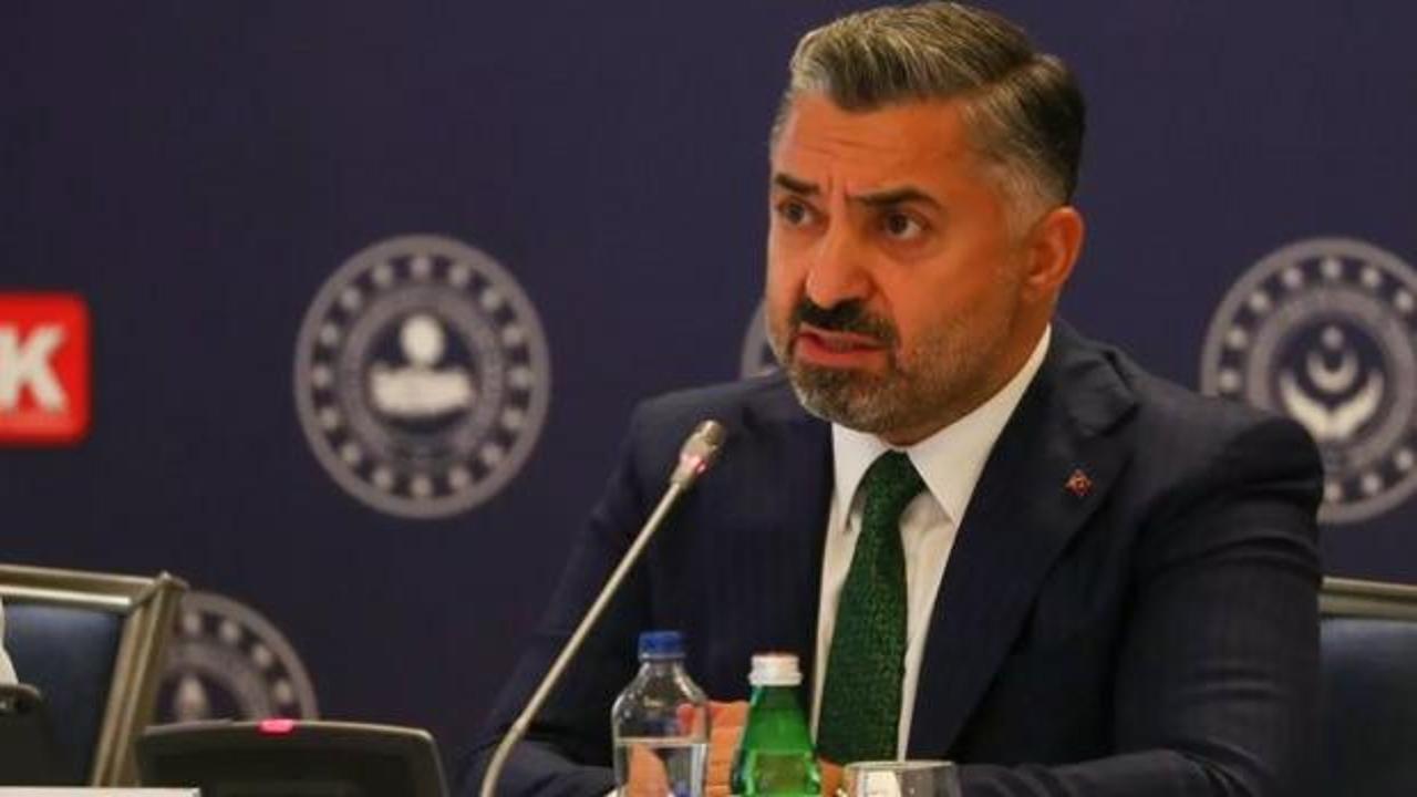 RTÜK Başkanı Şahin duyurdu! Yayın yasağı getirildi