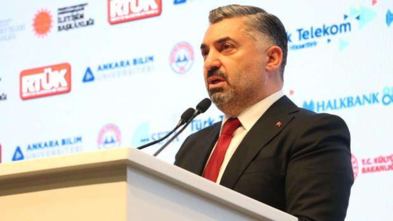 RTÜK Başkanı Şahin'den Cumhuriyet'e tepki: Yalan haber!