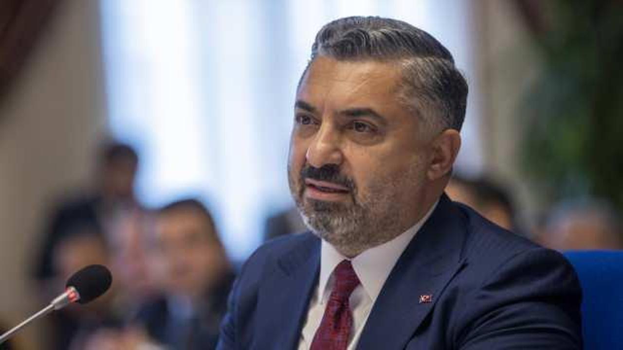 RTÜK Başkanı Şahin'den medyaya önemli çağrı