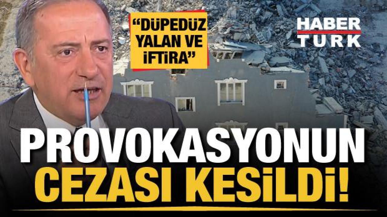 RTÜK, Fatih Altaylı'nın depremle ilgili provokatif yalanı için cezayı kesti