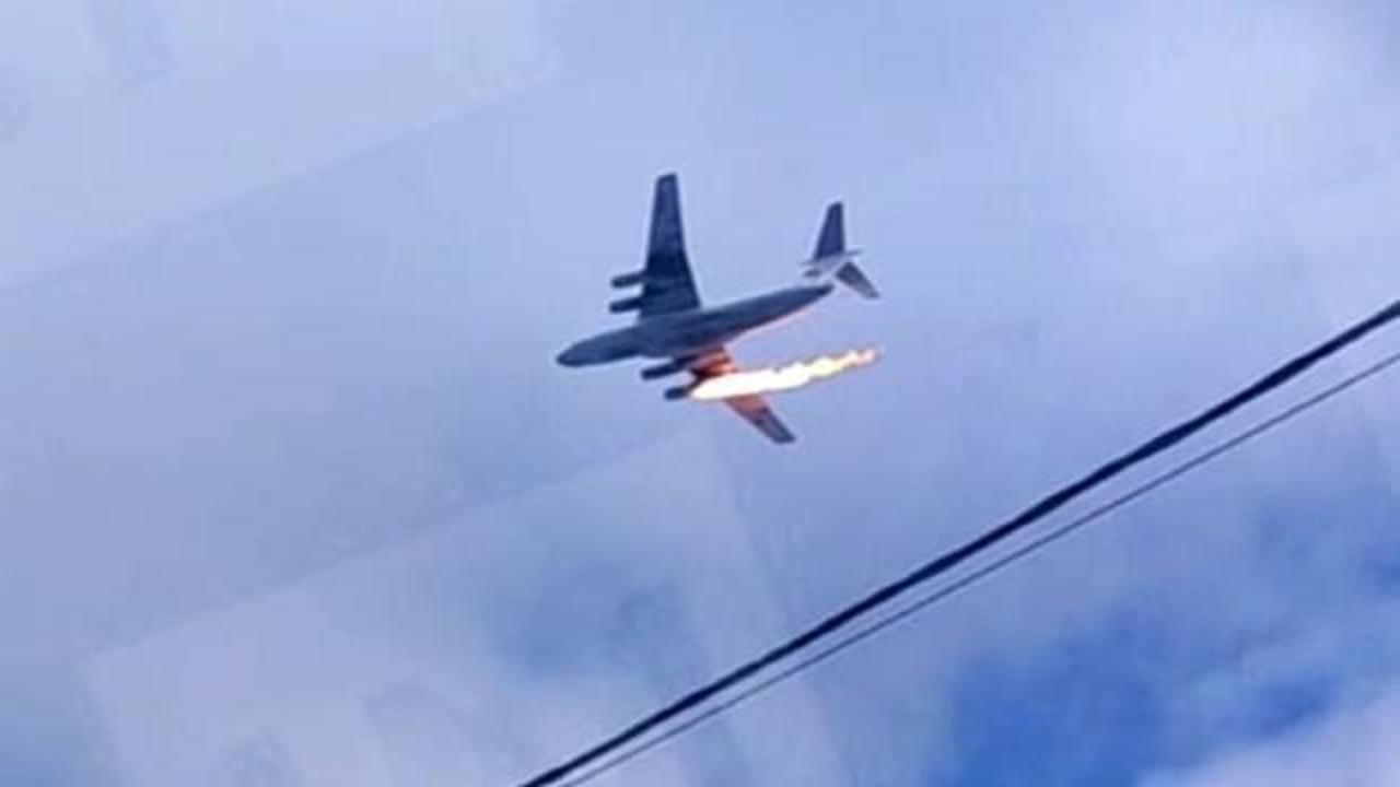 Rus ordusuna ait uçak düştü: Çok sayıda ölü var