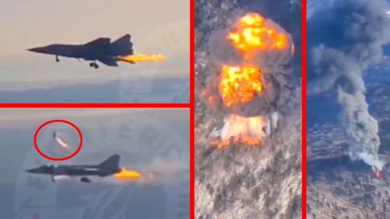 Rus savaş jeti MiG-21 böyle düştü: Saniye saniye o anlar