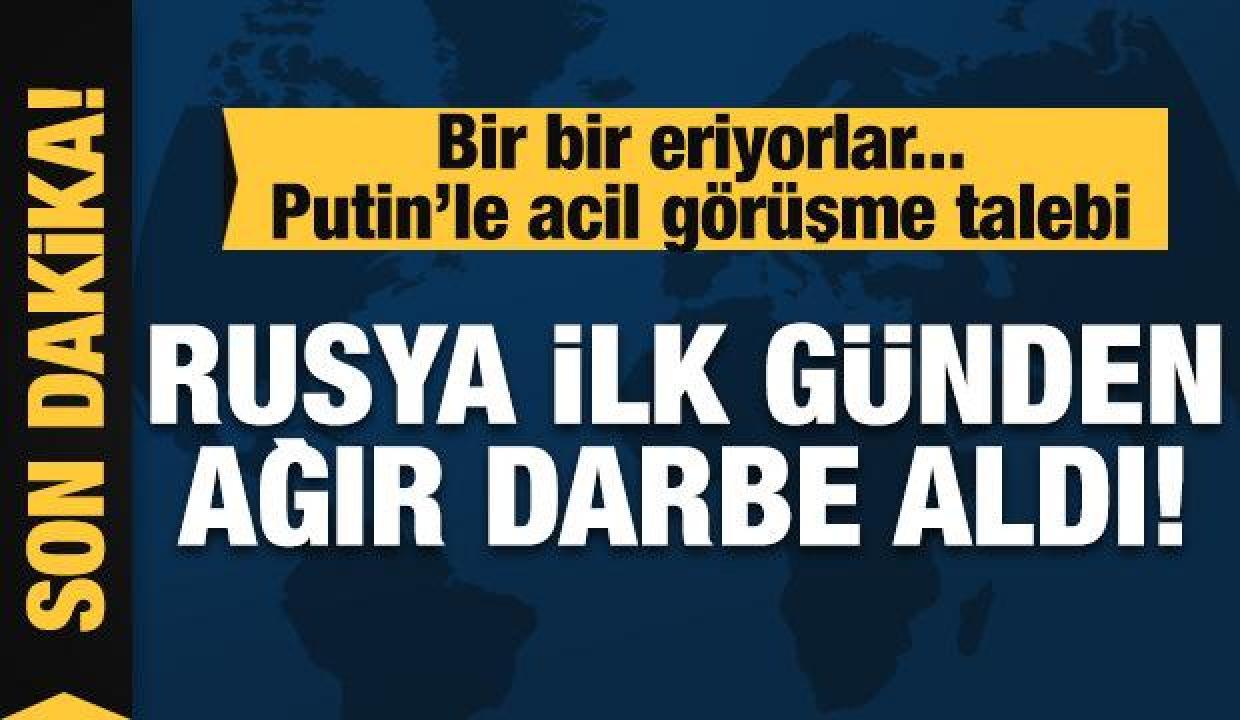 Rusya ağır darbe alıyor! Dev şirketler eridi, Putin'le acil toplantı talebi