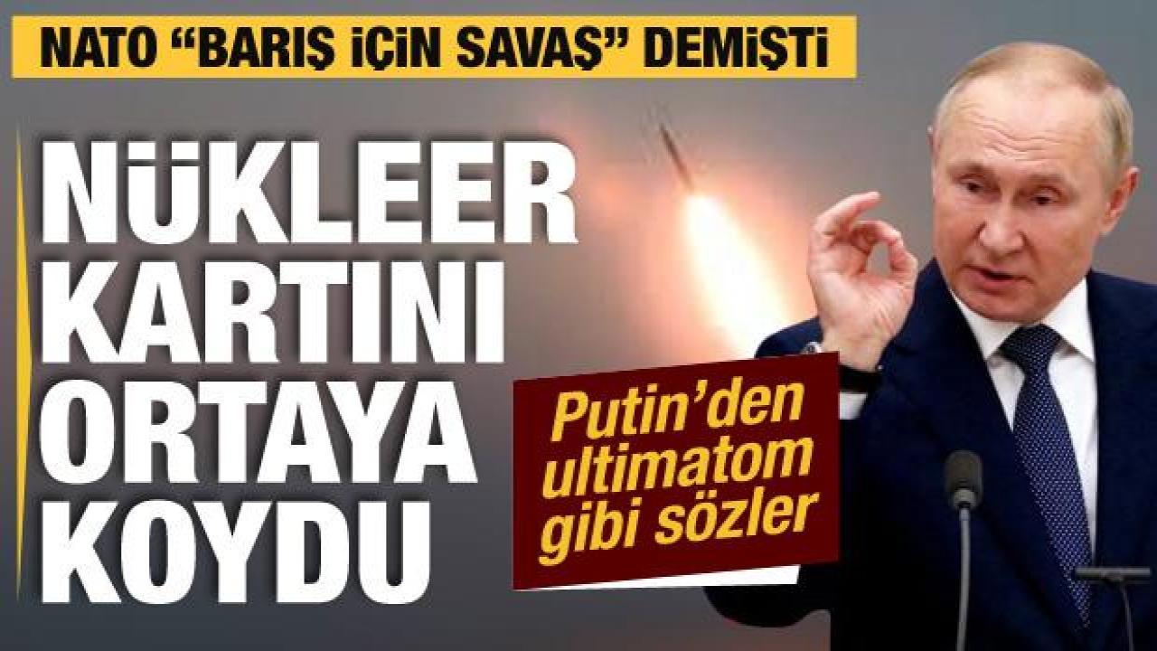 Rusya Devlet Başkanı Putin'den Nükleer savaş tehdidi açıklaması