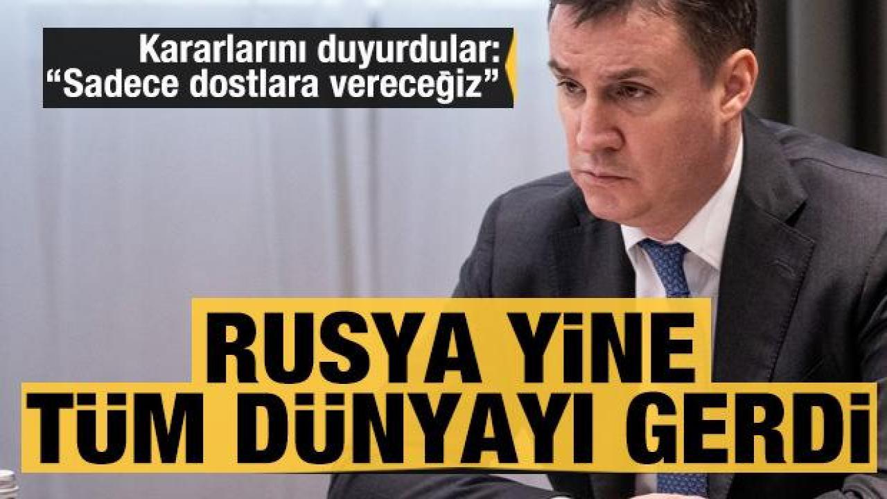 Rusya kararını duyurdu: Tahılı sadece dost ülkelere göndereceğiz