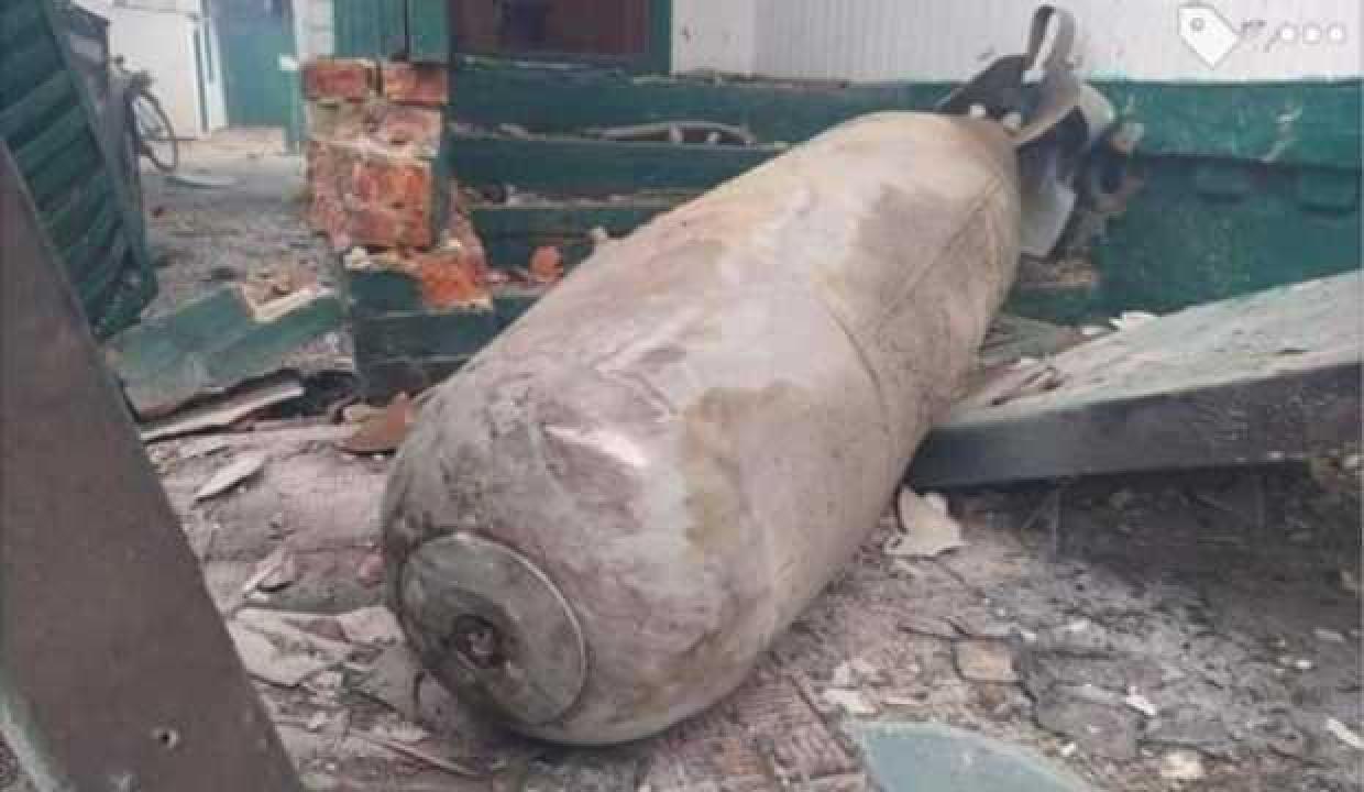 Rusya, şehrin ortasına 500 kiloluk bomba attı