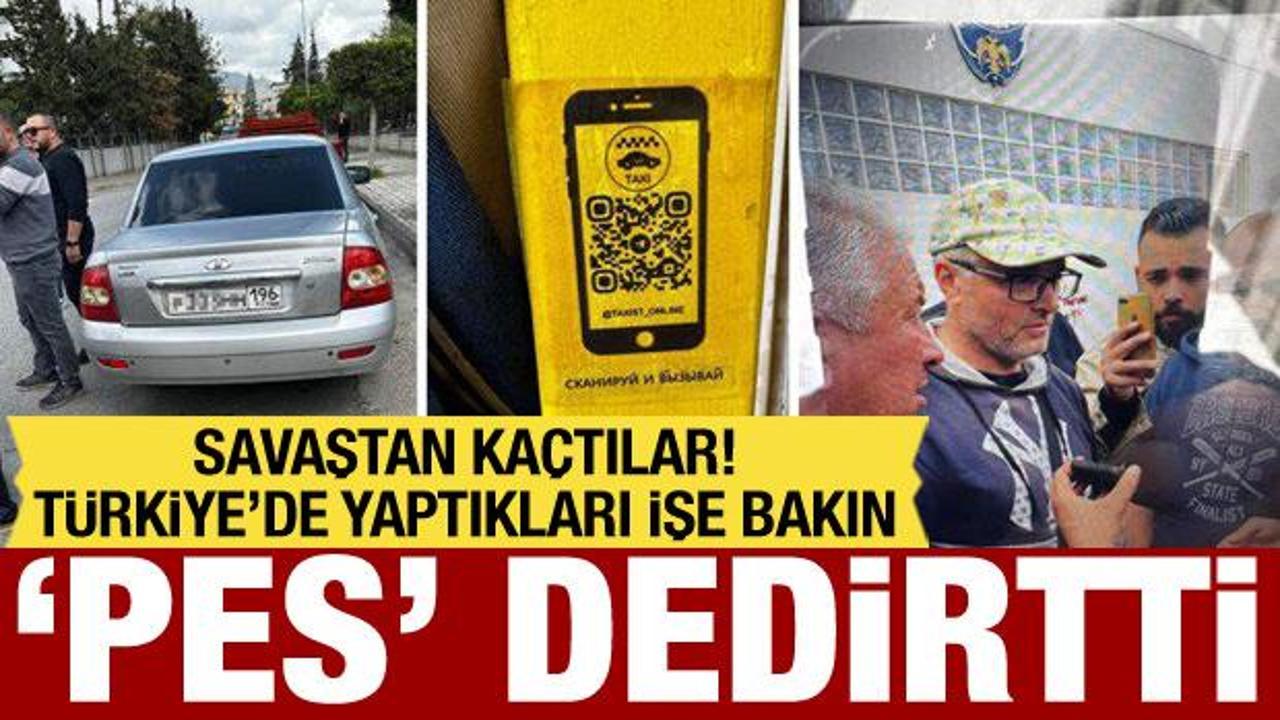 Rusya-Ukrayna savaşından kaçtılar: Antalya'da korsan taksiciliğe başladılar!