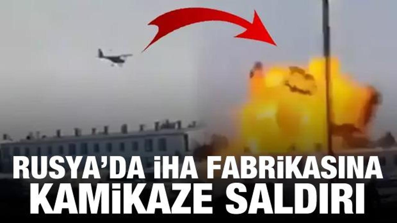Rusya'da İHA fabrikasına kamikaze saldırı