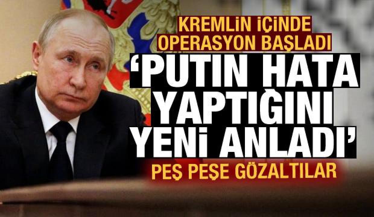 Rusya'da 'tasfiyeler başladı' iddiası: 'Putin hata yaptığını yeni anladı'