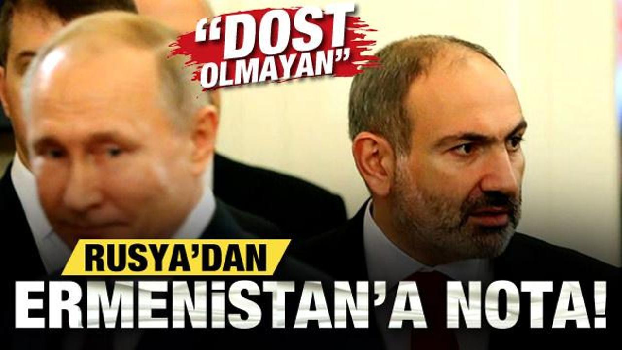 Rusya'dan, Ermenistan'a nota!