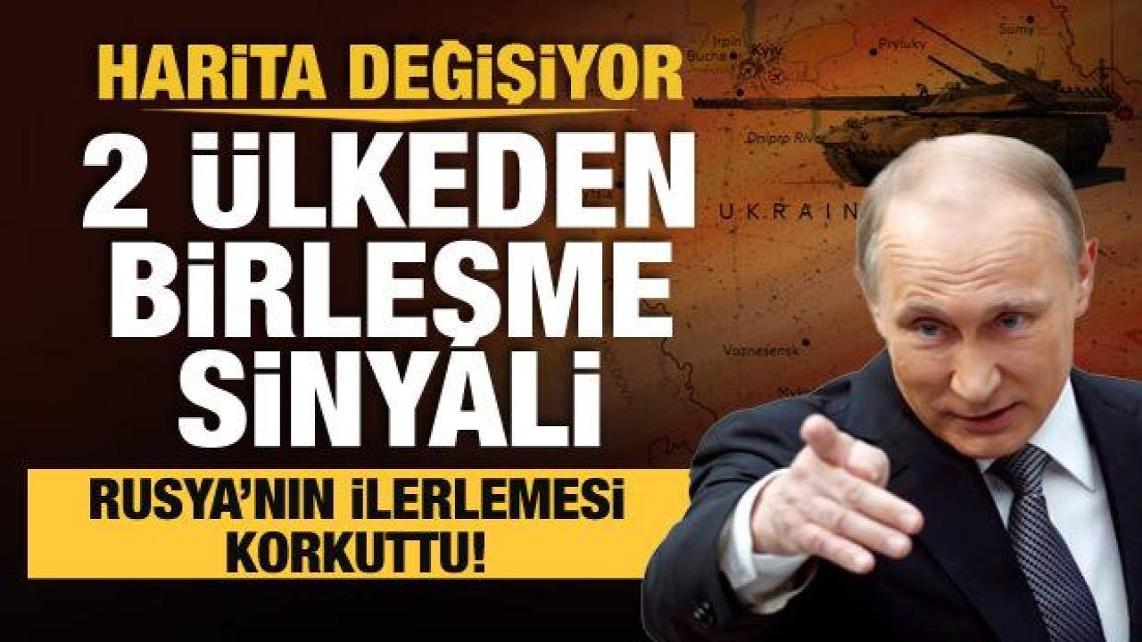Rusya'nın ilerlemesi korkuttu! Harita değişiyor... 2 ülkeden birleşme sinyali