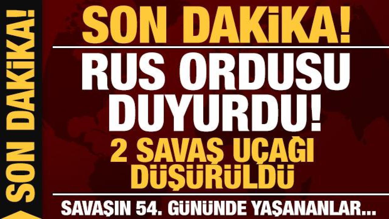 Rusya'nın Ukrayna işgali 54. gününde Ukrayna'ya ait iki Mig-29 savaş uçağı düşürüldü