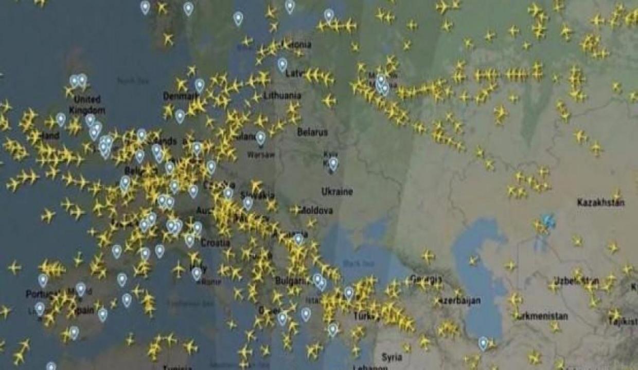 Rusya’nın Ukrayna’ya askeri müdahalesi: Uluslararası uçuş trafiği durdu