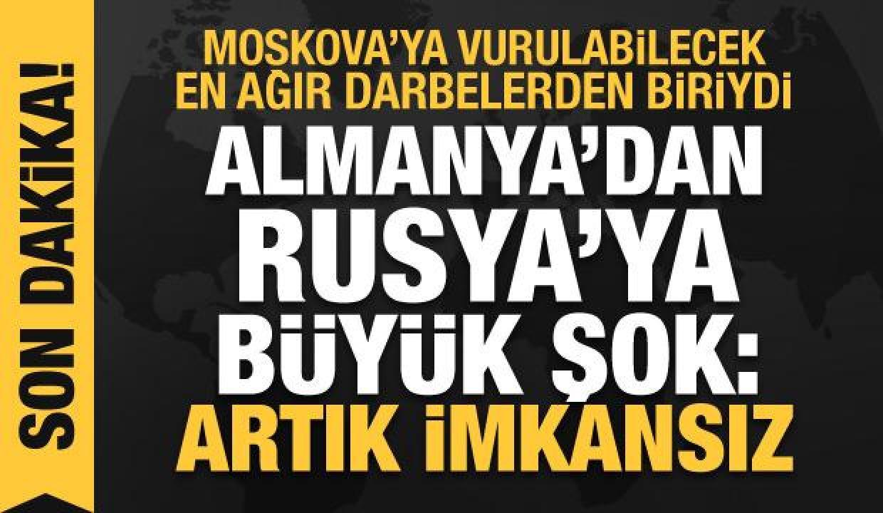 Rusya'ya ilk somut yaptırım: Almanya'dan Kuzey Akım 2'yi askıya aldı