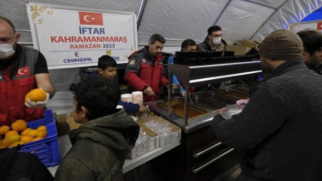Sadakataşı ve Cihannüma’dan deprem bölgesinde iftar organizasyonu