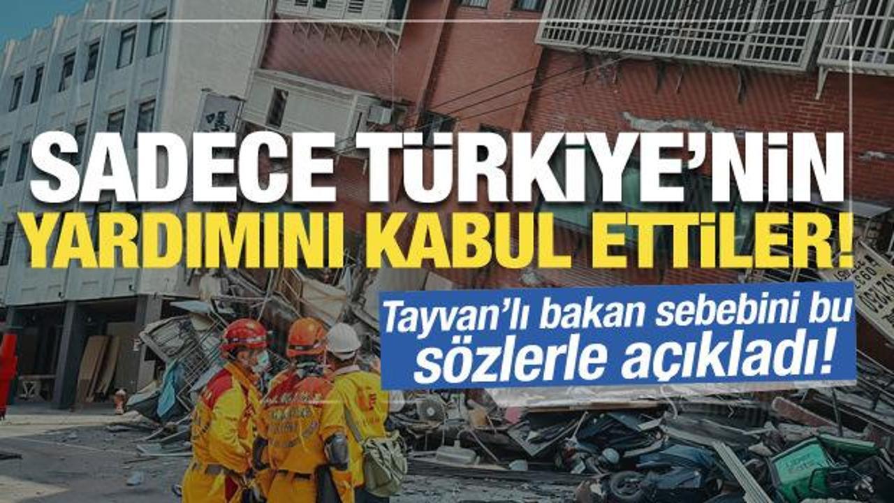 Sadece Türkiye'den yardım kabul ettiler! Türk ekibi Tayvan'da
