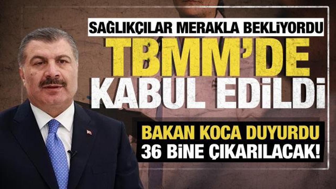 Sağlık alanında düzenlemeler içeren teklif TBMM'de kabul edildi