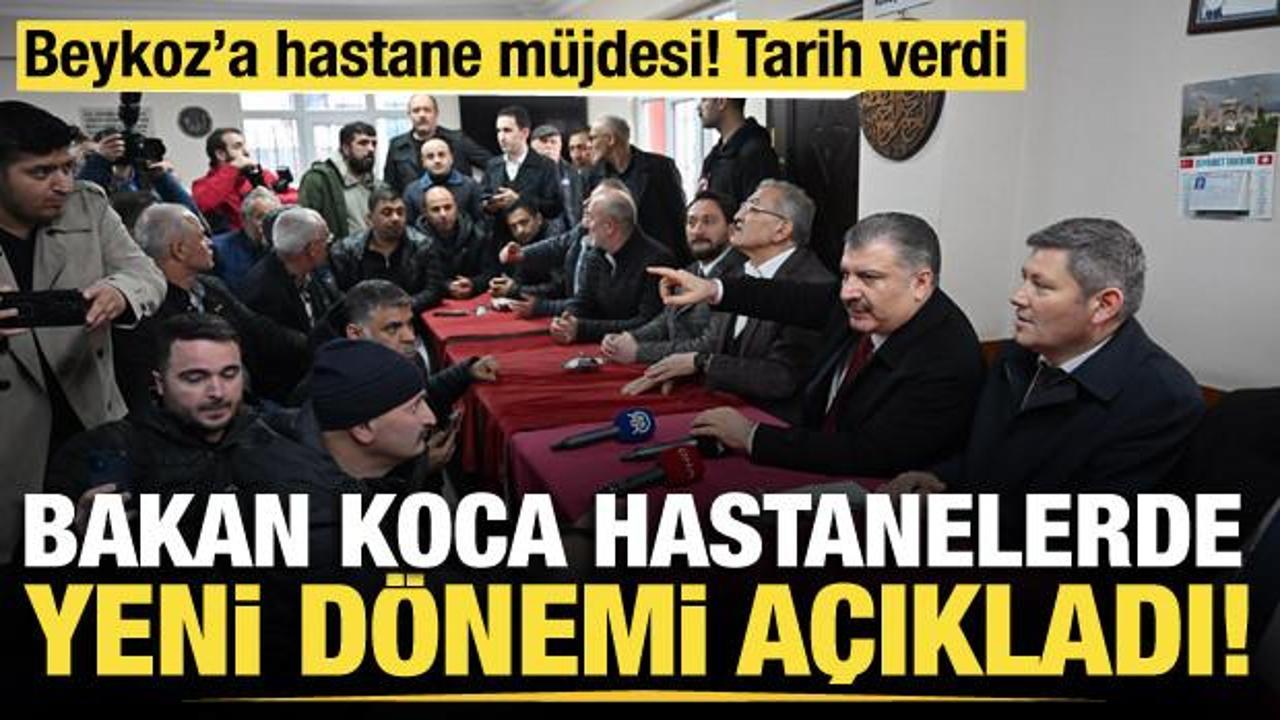 Sağlık Bakanı Koca: Beykoz'a 800 yataklı hastane yapılacak