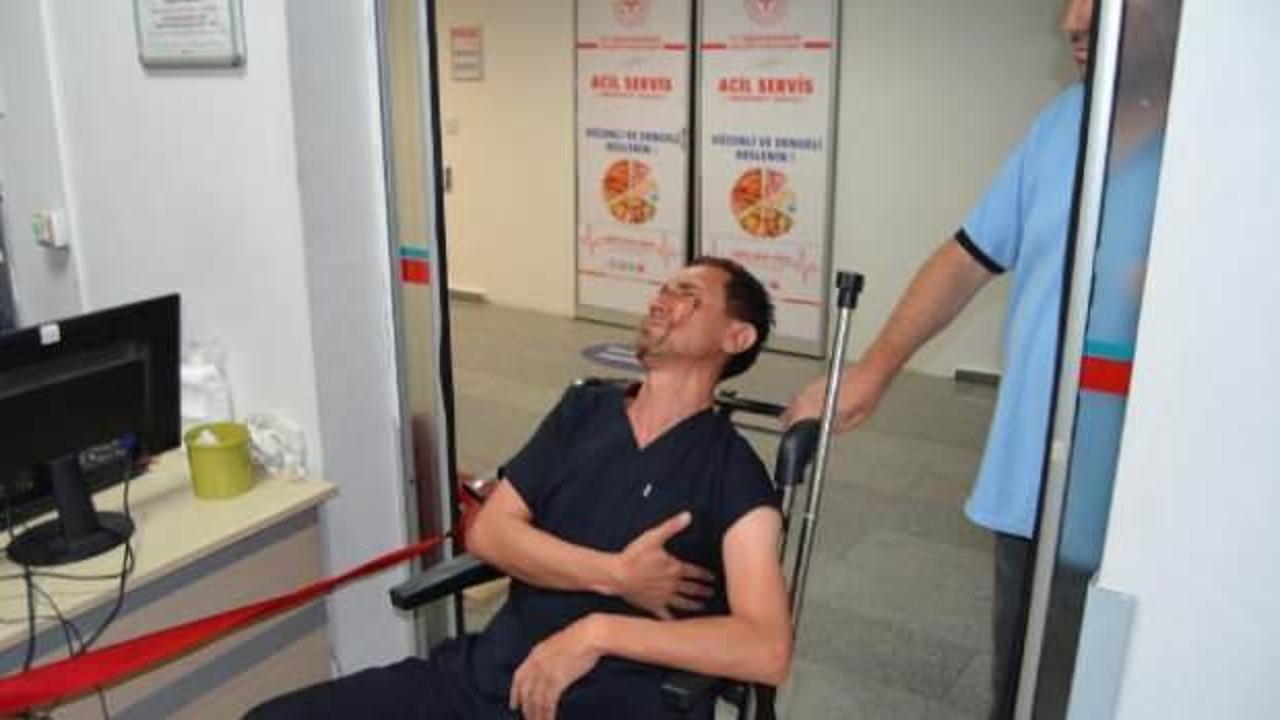 Sağlık görevlisini darbeden refakatçi serbest