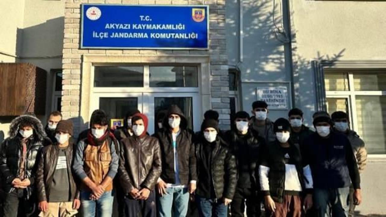 Sakarya'da 31 düzensiz göçmen yakalandı