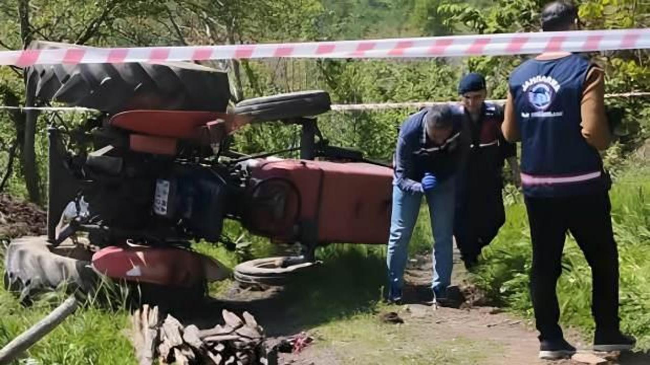 Sakarya’da devrilen traktörün sürücüsü öldü