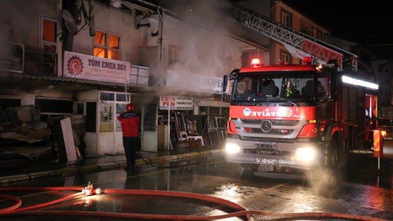 Sakarya’da yangında ev ve iş yerinde hasar oluştu