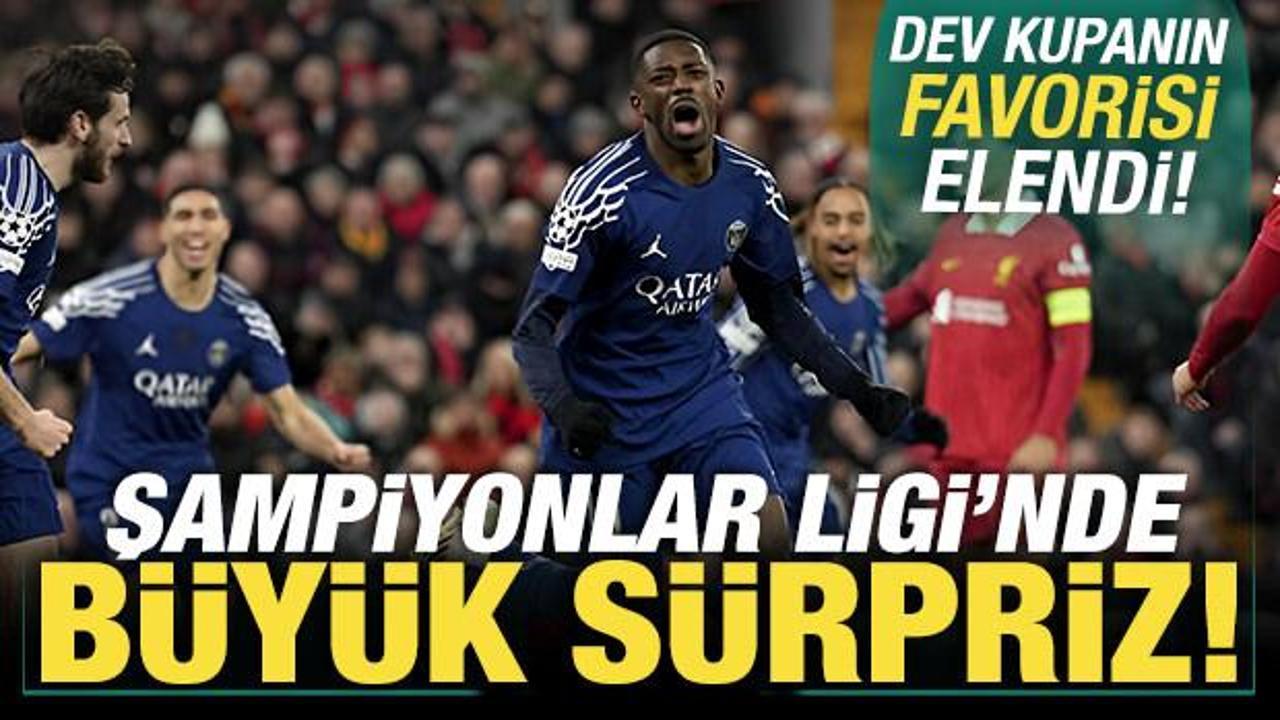 Şampiyonlar Ligi'nde büyük sürpriz! Dev kupanın favorisi elendi
