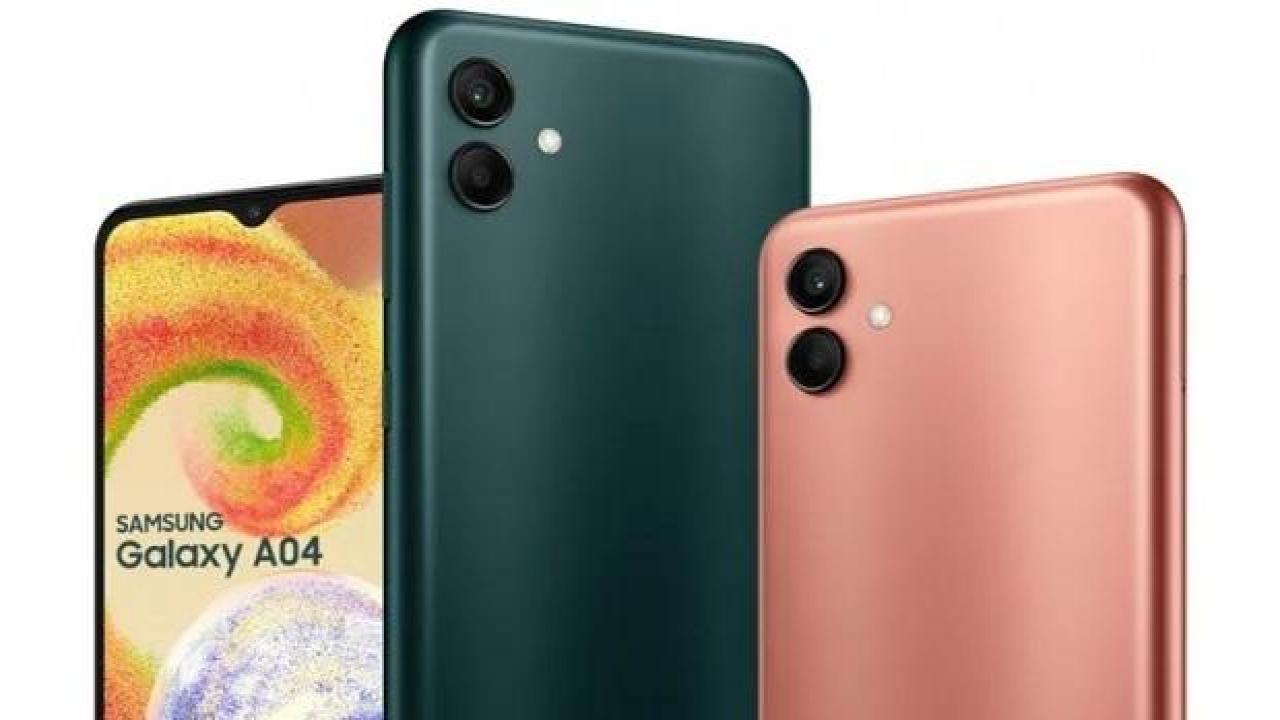 Samsung bütçe dostu yeni telefonu Galaxy A04'den ilk bilgiler geldi