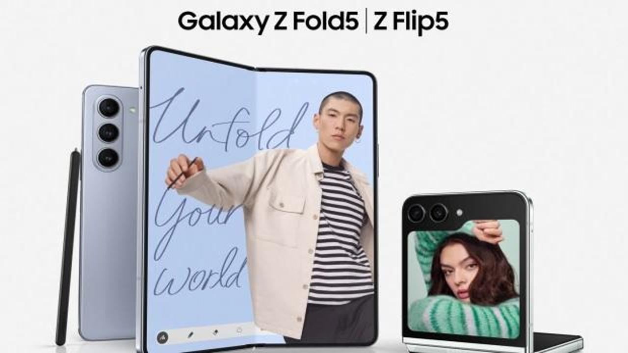 Samsung’un yeni katlanabilir modelleri Galaxy Z Flip5 ve  Galaxy Z Fold5 ön satışta!