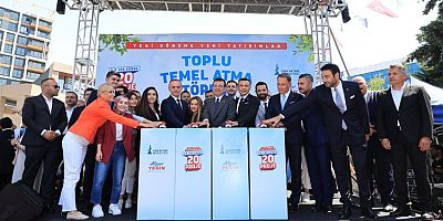 SANCAKTEPE'DE TOPLU TEMEL ATMA TÖRENİNE KATILDI