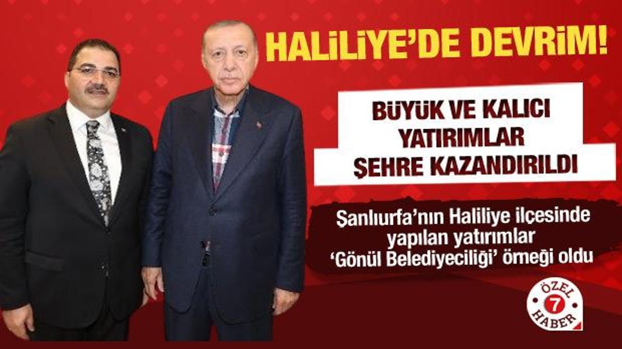 Şanlıurfa Haliliye'de devrim niteliğindeki yatırımlar şehre kazandırıldı!