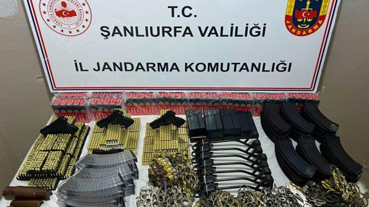 Şanlıurfa'da 6 bin 300 mermi ele geçirildi