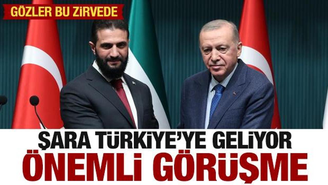 Şara Türkiye'ye geliyor! Erdoğan da katılacak