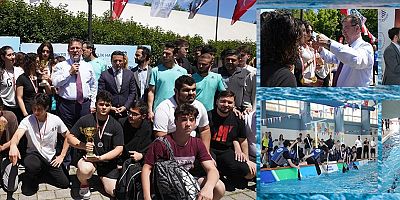 SARIYERLİ GENÇLER KANO İLE HAVUZDA YARIŞTI