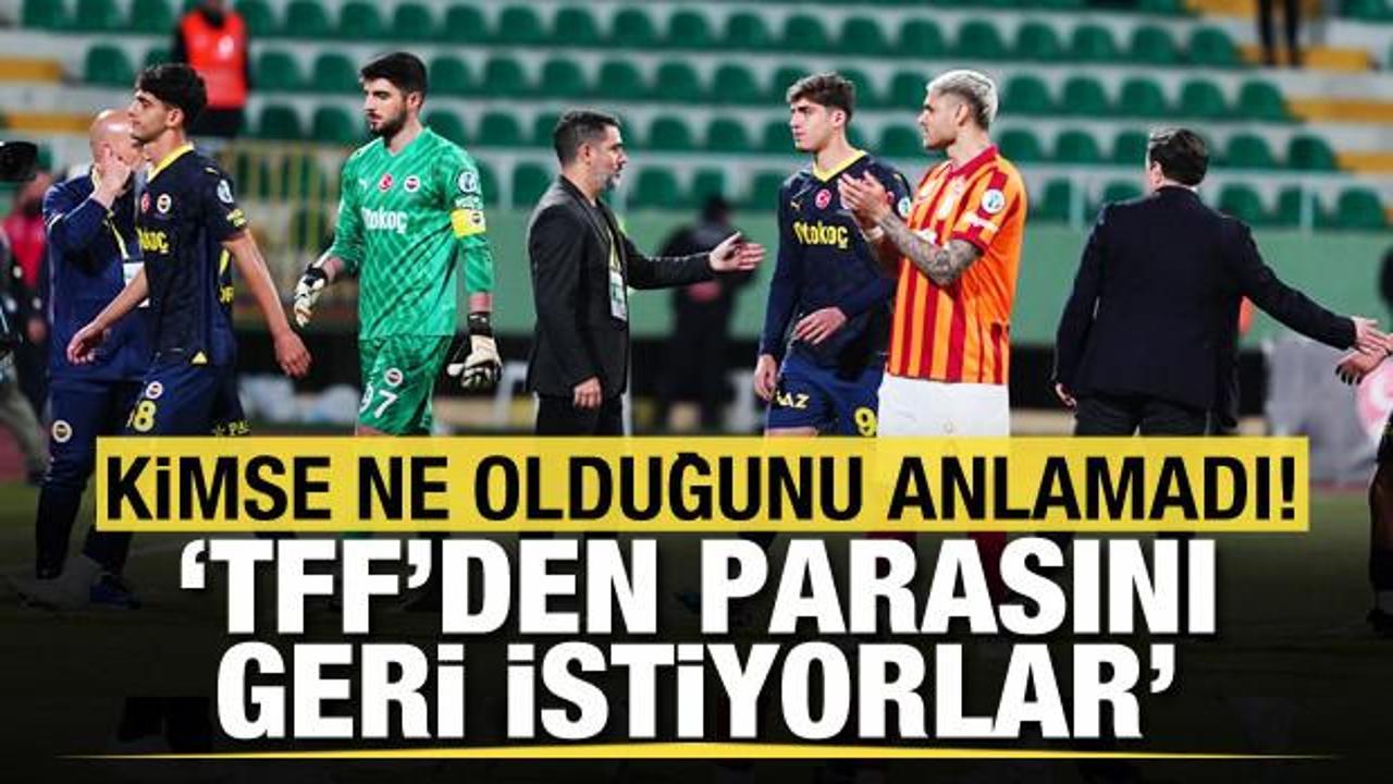 Şaşkınlıkla karşıladılar: TFF'den paralarını geri istiyorlar