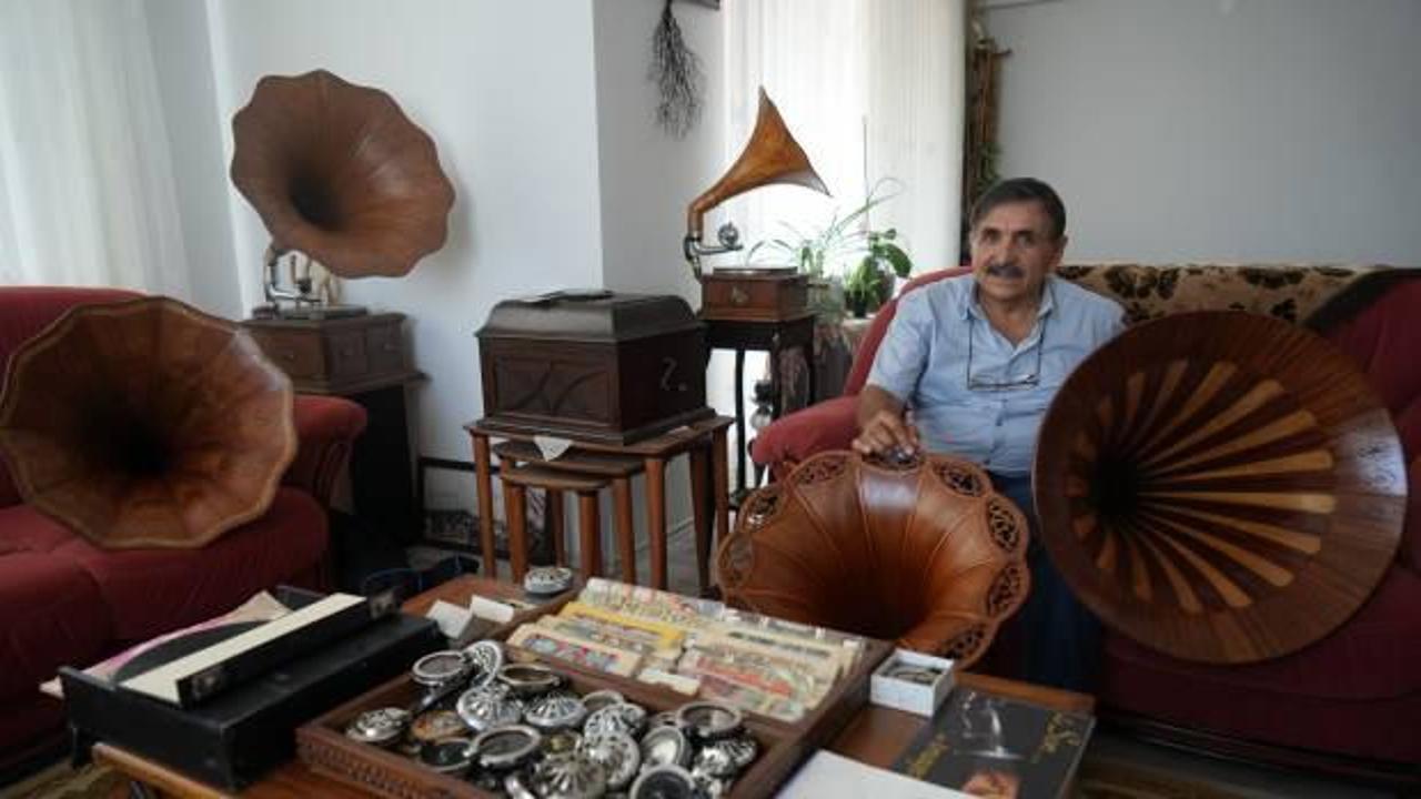 Satın aldığı gramofon bozuk çıktı: Türkiye'nin en eşsiz koleksiyonunun sahibi oldu