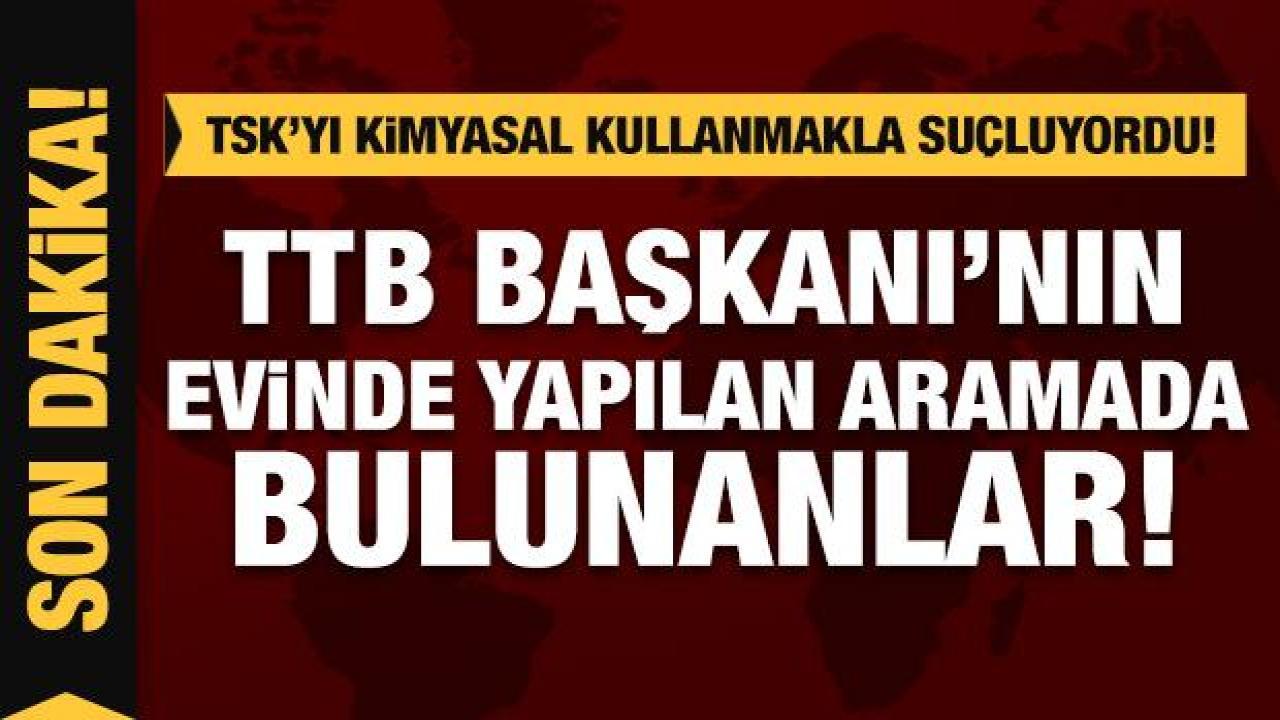 Şebnem Korur Fincancı'nın evinden çıkanlar şaşkına çevirdi! TSK'yı 'kimyasal'la şuçlamıştı