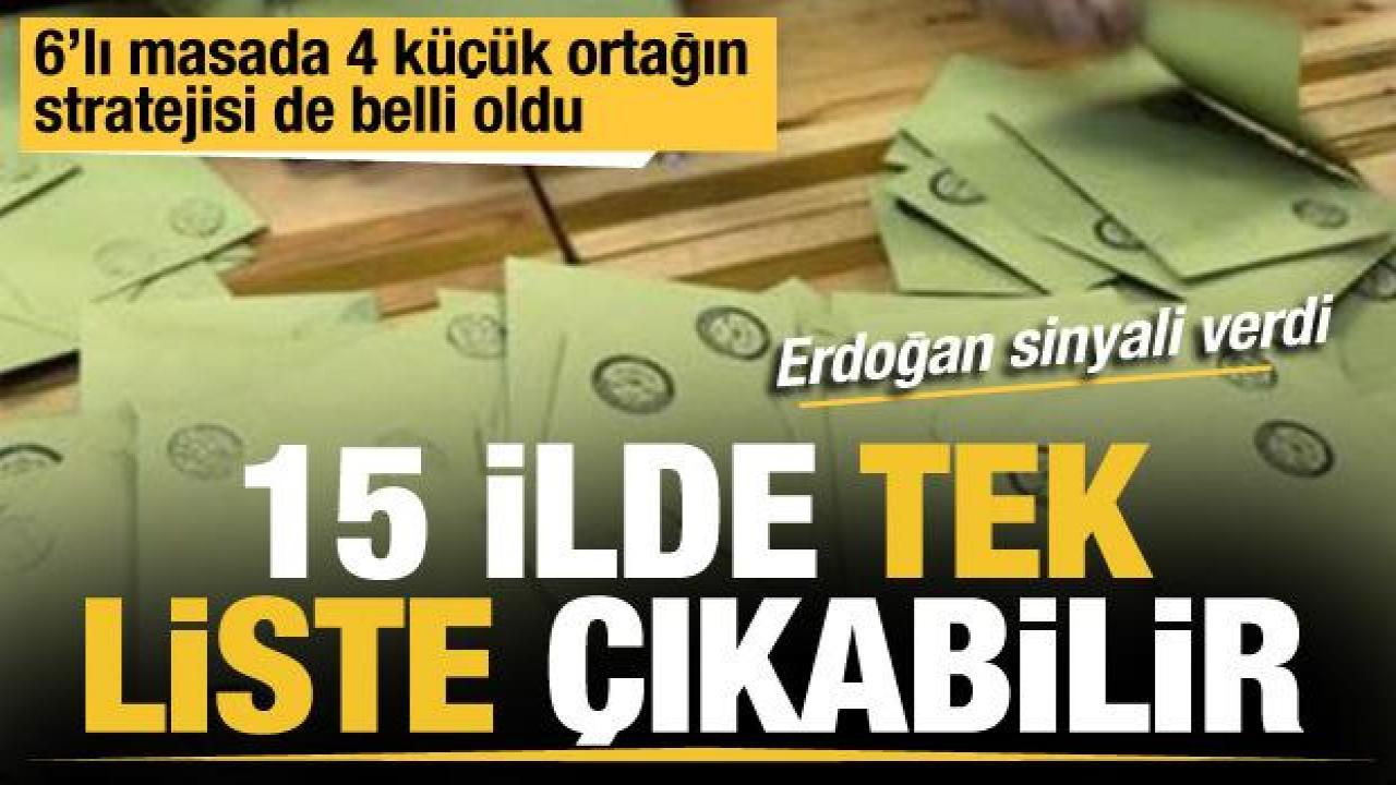 Seçim similasyonları hız kazandı... 15 ilde tek liste çıkabilir