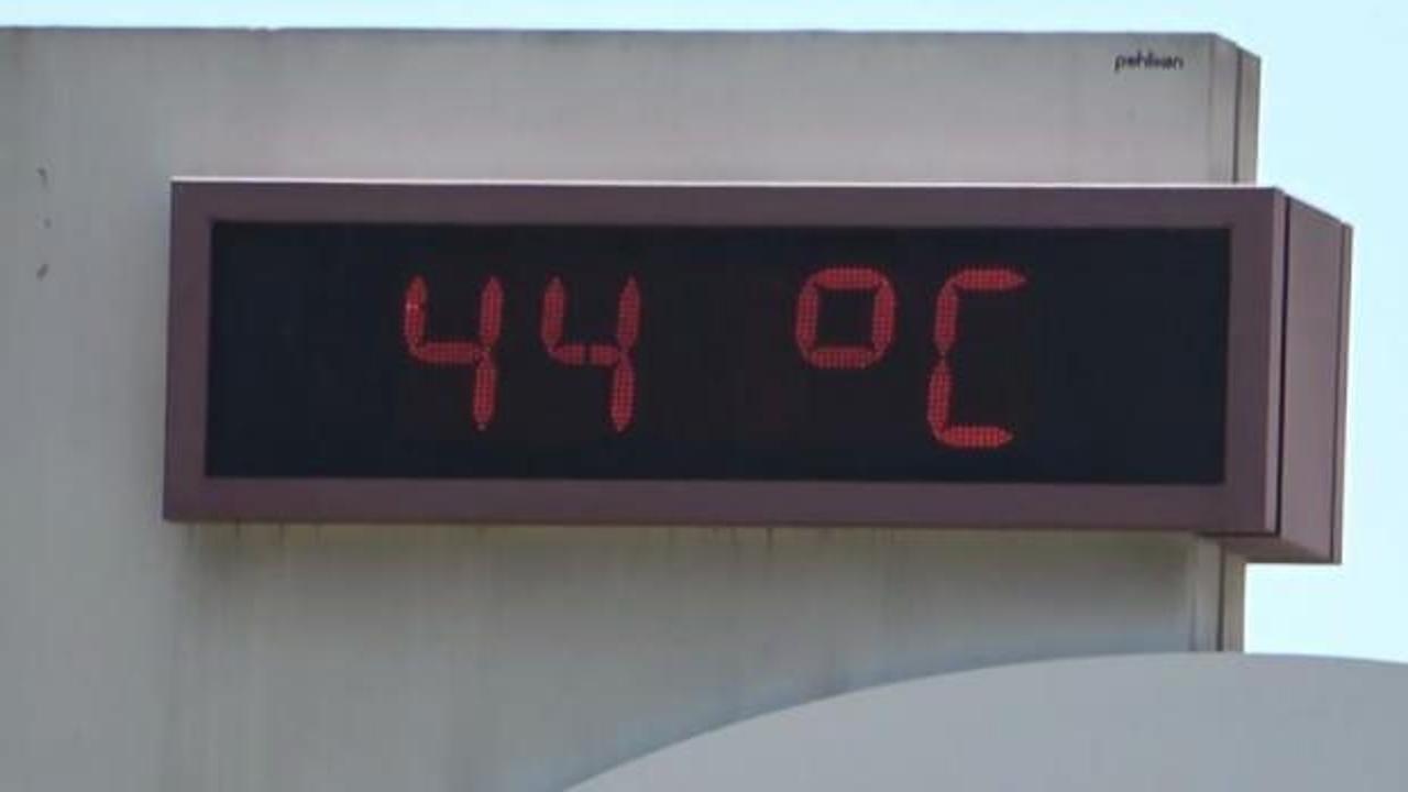 Şehir kavruluyor: Termometreler 44 dereceyi gördü!