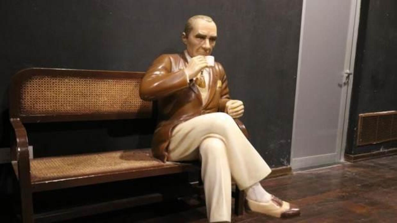 Şehirde tepkiye neden oldu! Atatürk'e benzemeyince depoya kaldırıldı