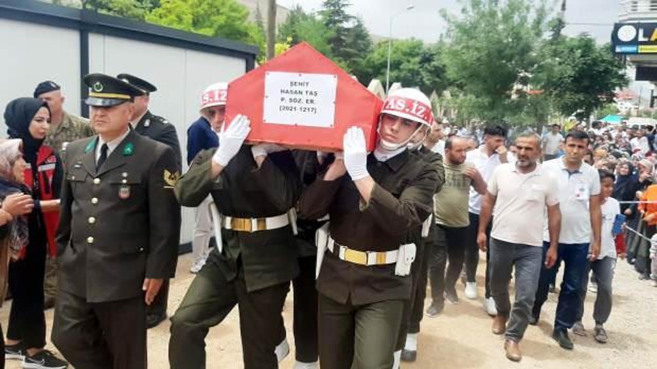 Şehit Er Hasan Taş, son yolculuğuna uğurlandı