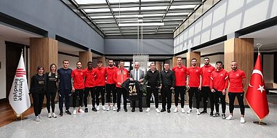 SEMTİN TAKIMI BAŞKANI ZİYARET ETTİ 