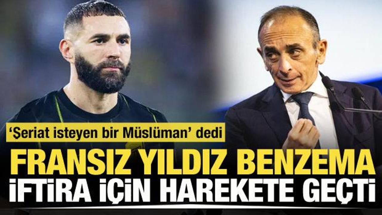 'Şeriat isteyen bir Müslüman' dedi! Benzema harekete geçti