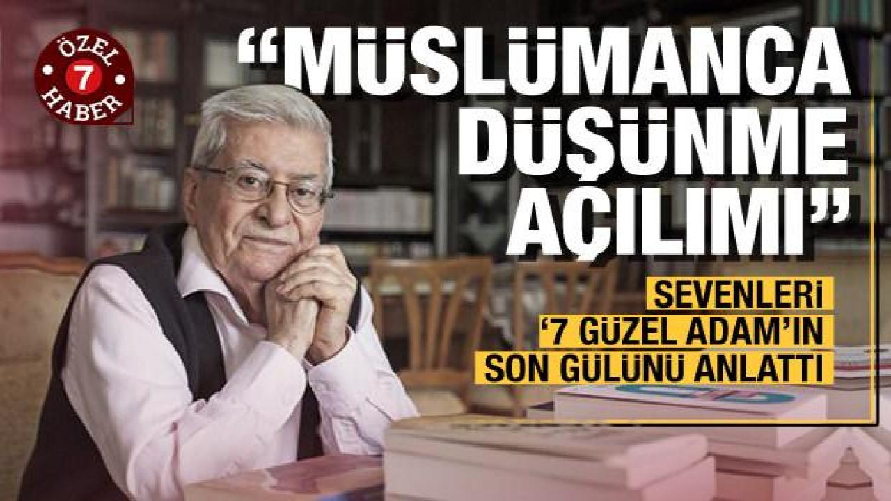 Sevenleri Rasim Özdenören'i anlattı: Gençlerin en kolay diyaloğa geçtiği bir isimdi