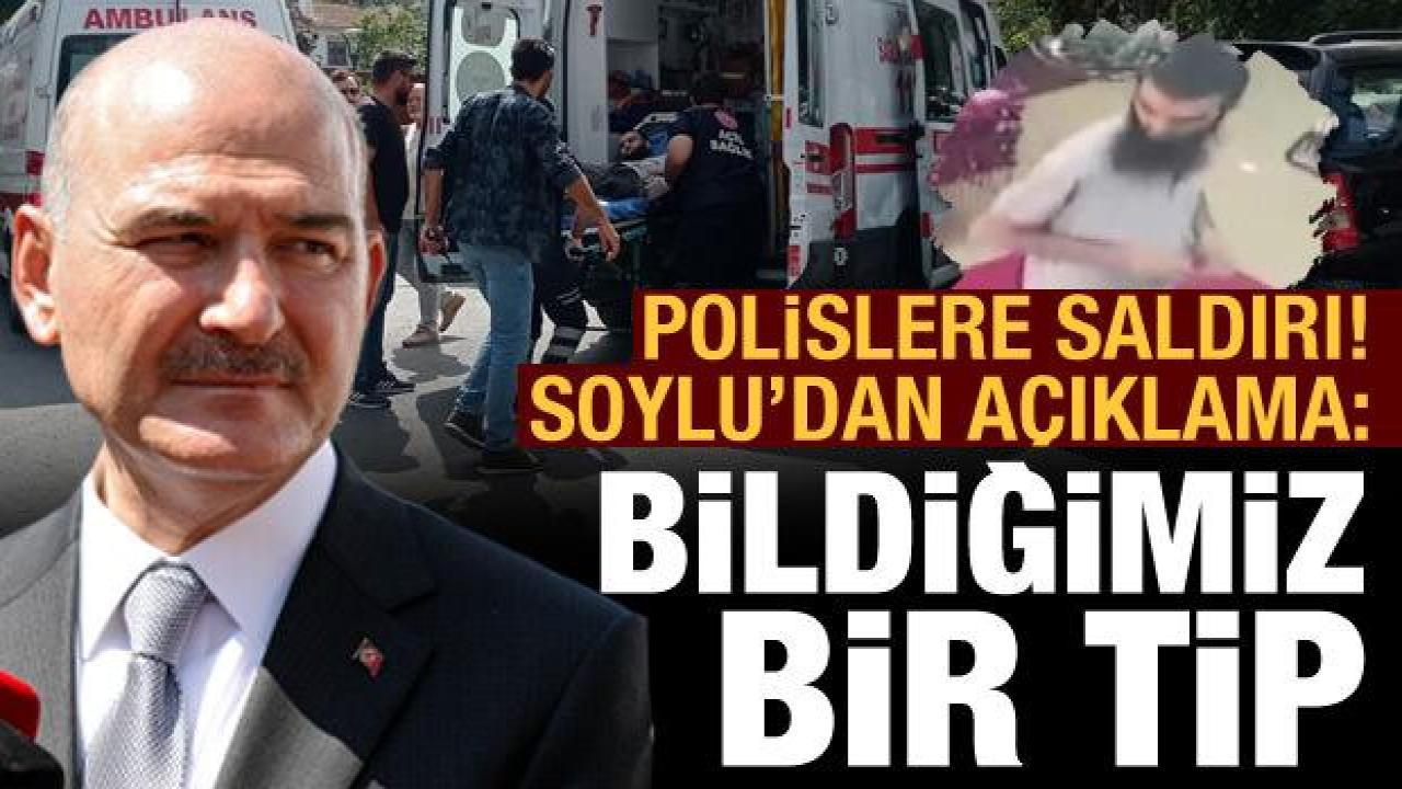 Silivri'de iki polise bıçaklı saldırı! Soylu'dan açıklama